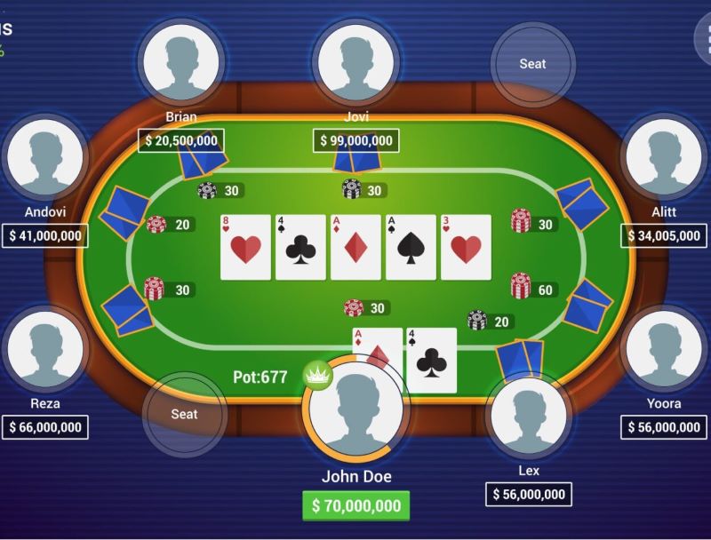 Màn chơi Poker online khá bắt mắt